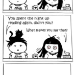Comic : A Reader’s Morning