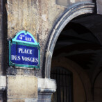 Mostly Wordless Wednesday – Visiting Victor Hugo, Place des Vosges